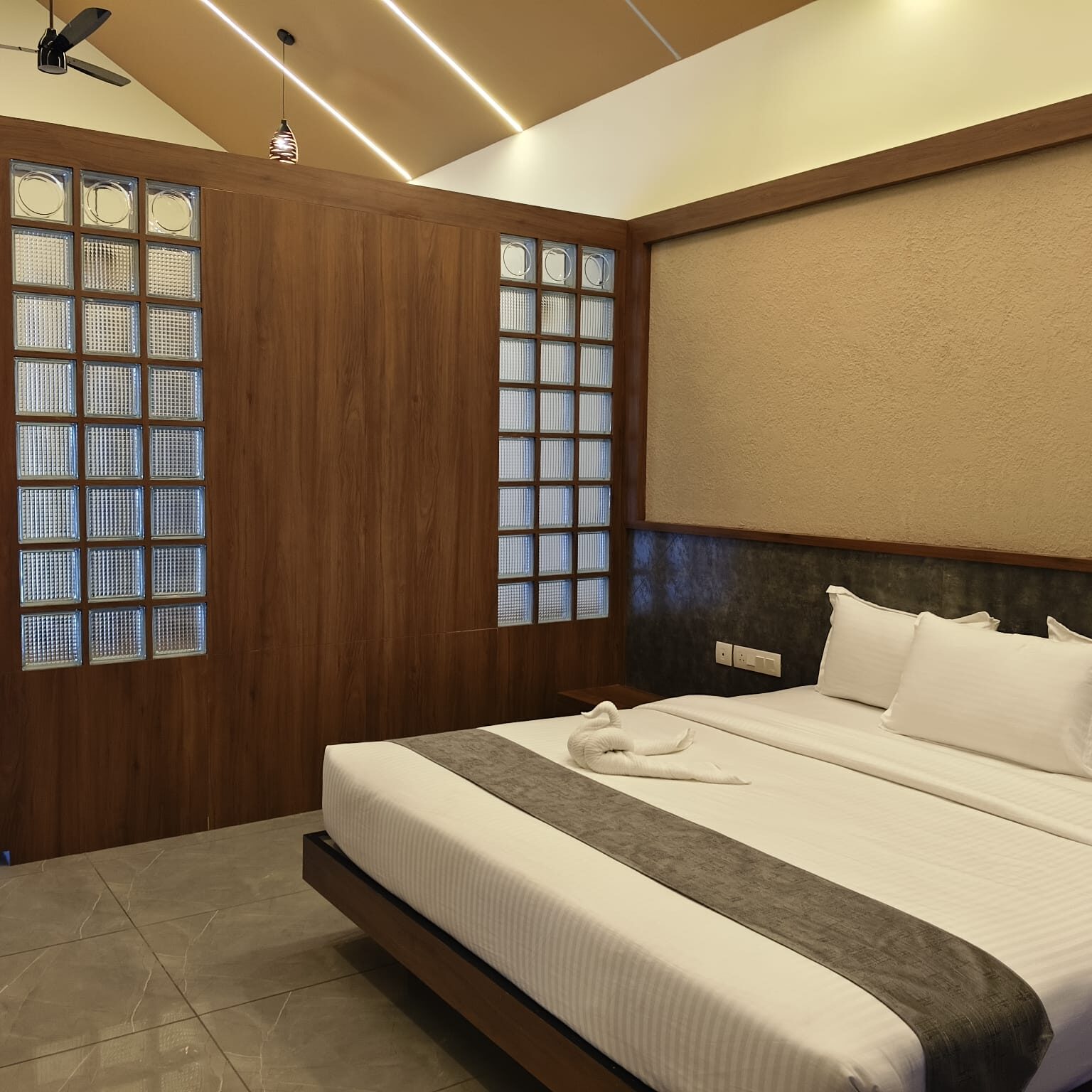Premium Cottage interior at eLtha Resort